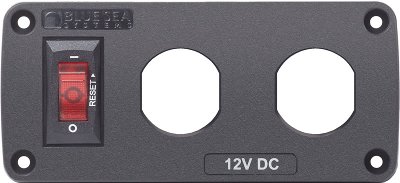 BlueSea Dual USB Einbau-Steckdose für Carling-Ausschnitte